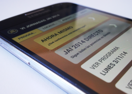 Aplicación móvil VI Jornadas JAI 2014