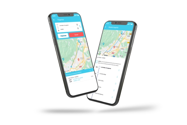 app de transporte de viajeros
