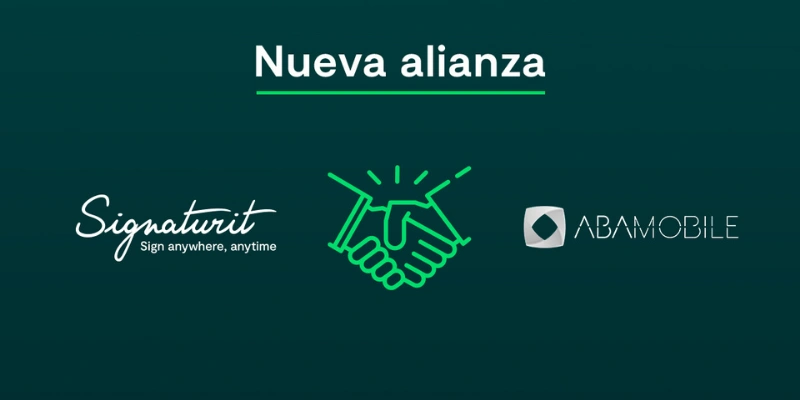 alianza ABAMobile Signaturit