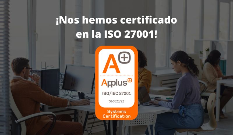 certificado ISO 270001