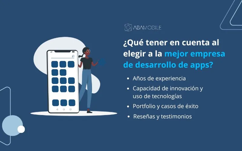 factores para escoger a las mejores empresas de desarrollo de apps