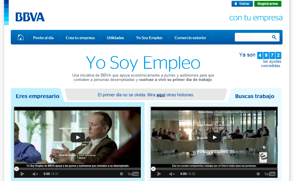 ABAMobile en campaña publicitaria para BBVA