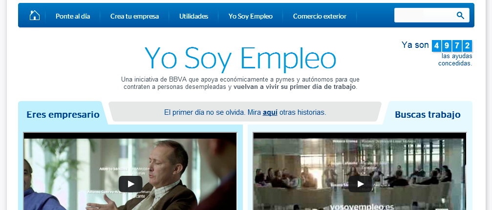 ABAMobile in the advertising campaing of BBVA