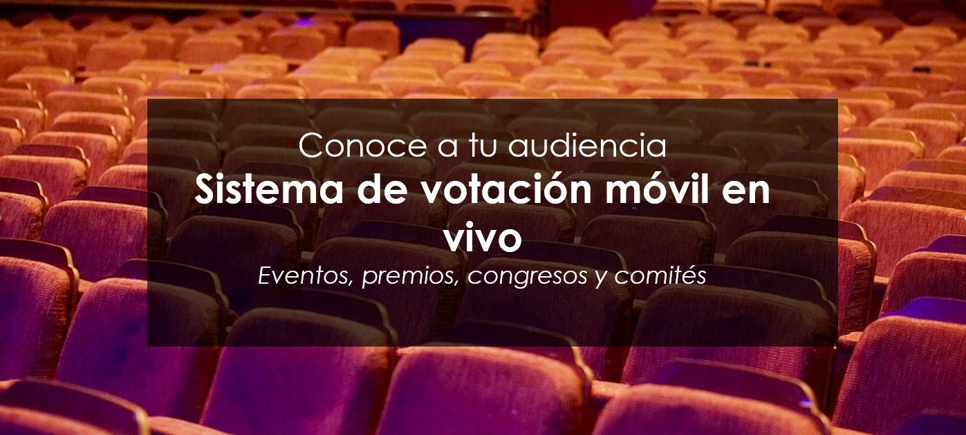 Sistema de votación en eventos y televoting