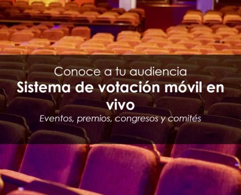 Sistema de votación en eventos y televoting