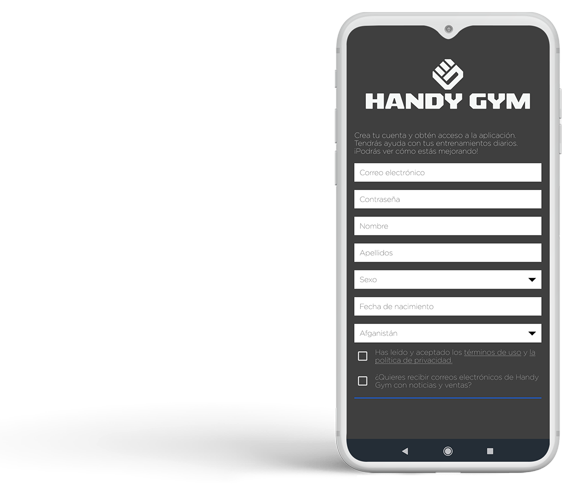 handygym app movil
