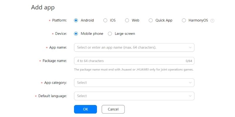 como publicar app en huawei app gallery