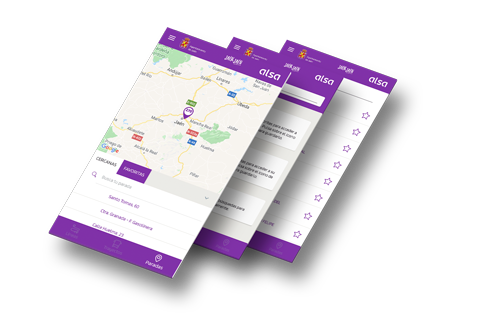 transport mobile app alsa jaen