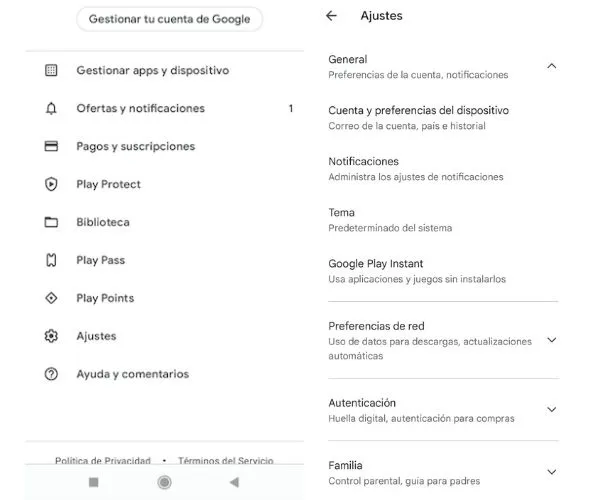 instant apps de google