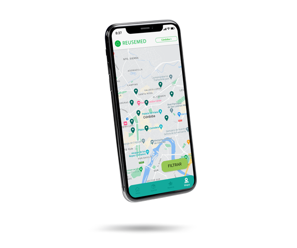 desarrollo app de reciclaje y reutilización Reusemed