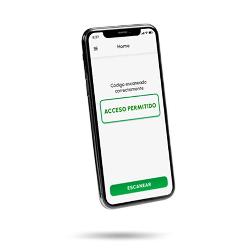app para permitir acceso a tornos